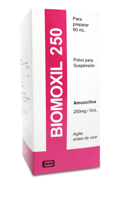 BIOMOXIL 250 MG POLVO SUSPENSIÓN